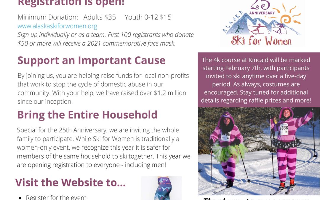 Alaska Ski for Women – Register the Whole Family This Year